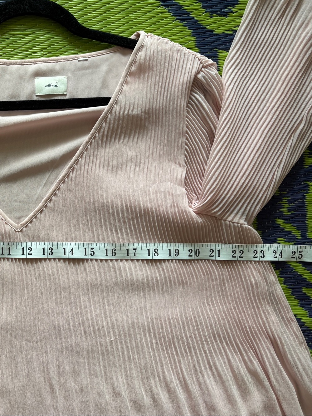 Aritzia Wilfred Prophecy Dress | Light Pink lightweight Flowy Drapy Casual - Picture 10 of 12